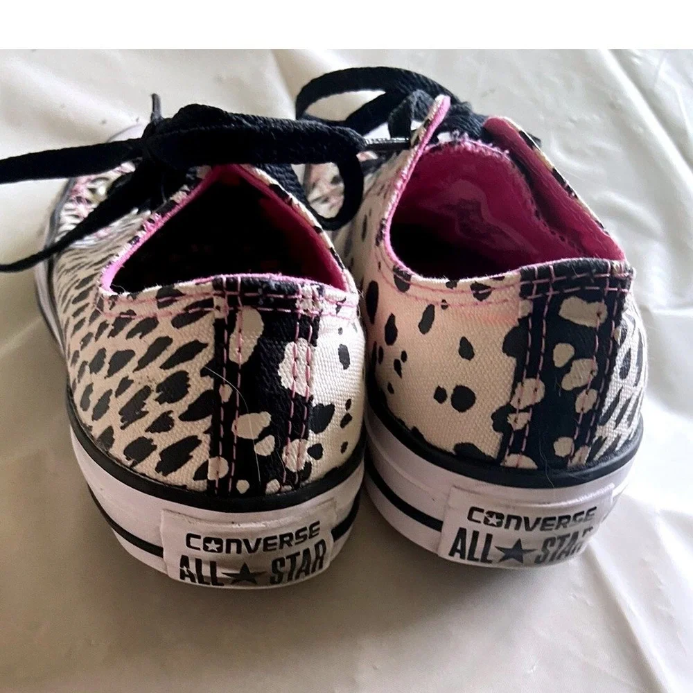 Converse‎ Chuck Taylor All Star Leopard Print Pink Kids Sneakers 549681F Size 6